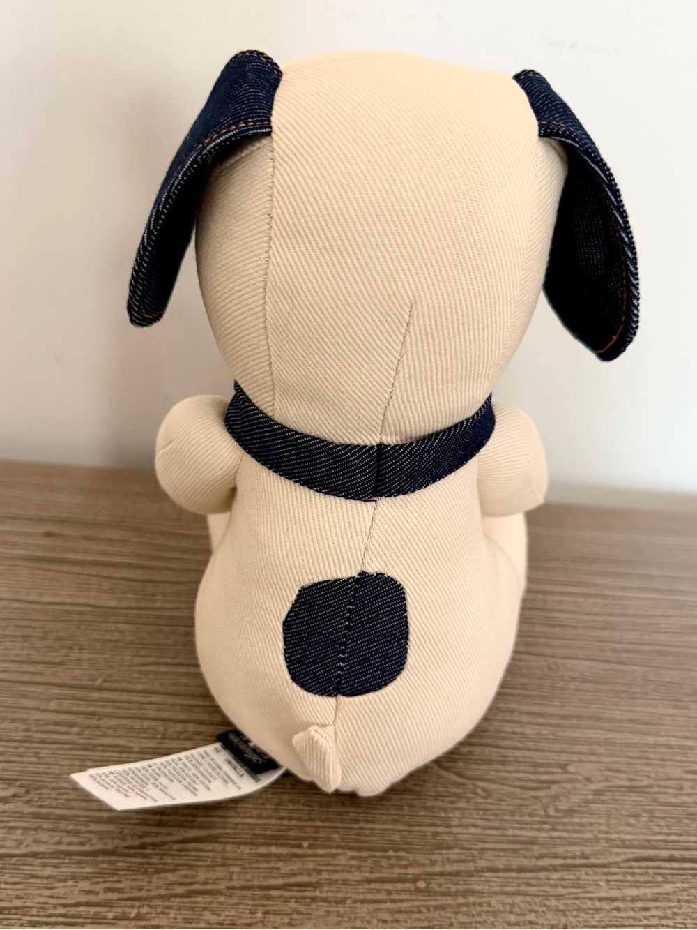 American Eagle x Peanuts 2024 Collectable Denim Stuffed Snoopy With Bag. NWT! - Picture 5 of 16